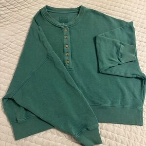 American Eagle Outfitters Green Sweatshirt